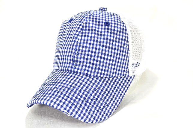 ZH-001 Zingham mesh trucker cap - royal/white